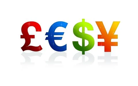 Currency signs Stock Illustration
