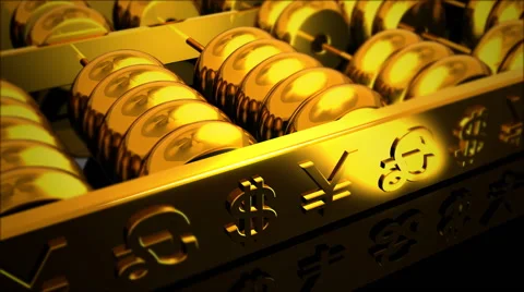 The currency symbol_01 Stock Footage 49565523