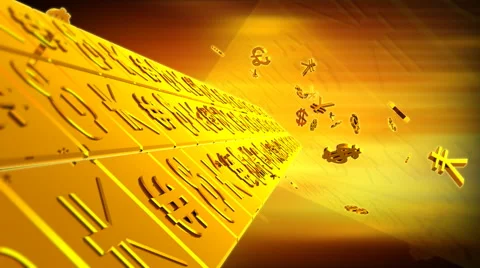 The currency symbol_02 Stock Footage 49560960