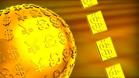 The currency symbol_03 Stock Footage 49564515