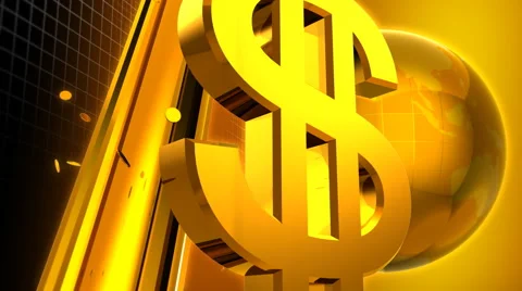 The currency symbol_05 Stock Footage 49566929