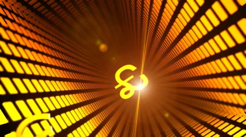 The currency symbol_06 Stock Footage 49570361
