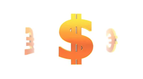 Currency Symbols (Loop) 스톡 동영상 1071391