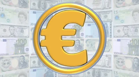 Currency symbols_02 動画素材 10848023