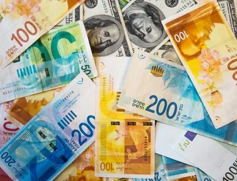 Currency on the table. Stock Photos