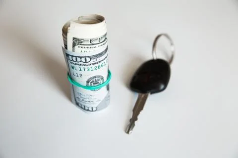 Currency on the table. Stock Photos
