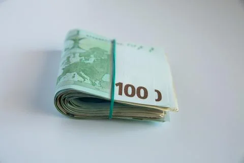 Currency on the table. Stock Photos