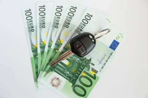 Currency on the table. Stock Photos