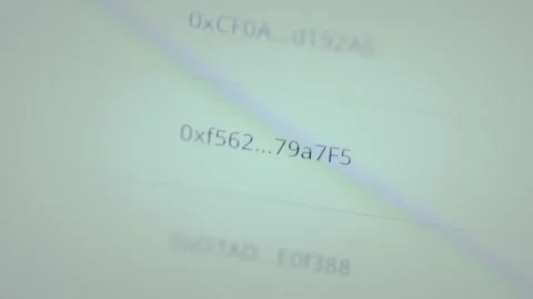 Currency transaction codes on crypto platforms Stock-Footage 327926803