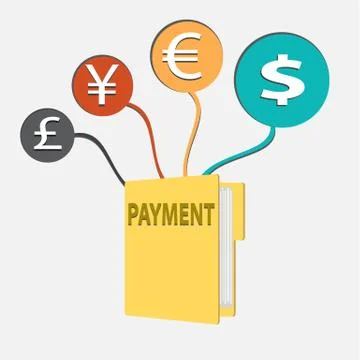 Currency vector illustration Stock Illustration