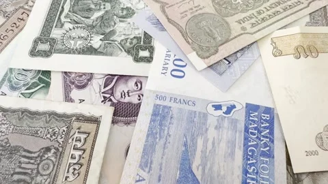 Currency Zoom Out Stock Footage 281508158