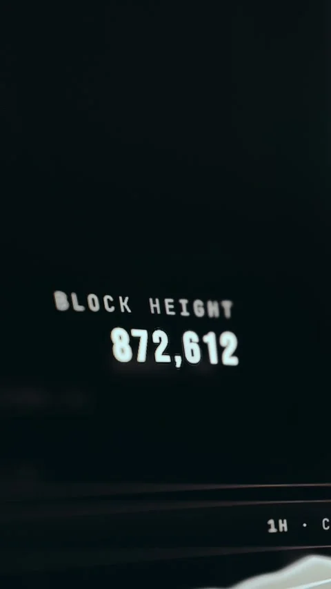 Current Block Height of a blockchain Stock Footage 333451799