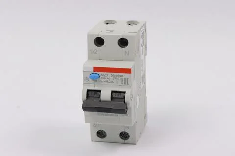 Current circuit breakers. Stock Photos