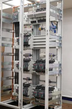 Current circuit breakers. Stock Photos
