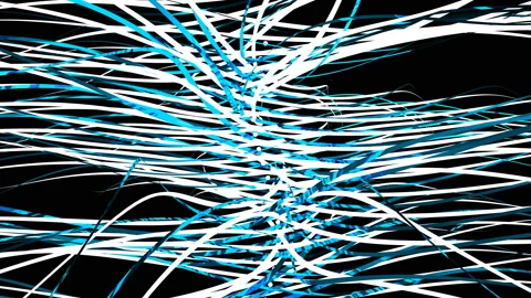 Current Lines Stock Footage 126787994