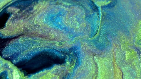 Current liquid paint close up Видео 123124367