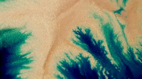 Current liquid paint close up Stock-Footage 123124472