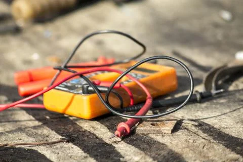 Current measuring device Stock Photos