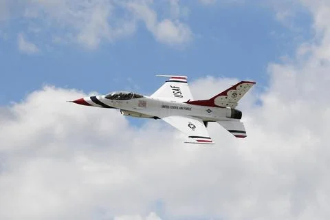 Current Military-1940-present day, The U.S. Air Force Air Demonstration Squadron Stock Photos