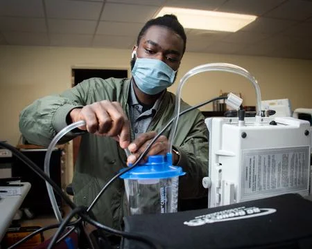 Current Military-1940-present day, Patrick Essel, BioMedical Engineering Stock Photos