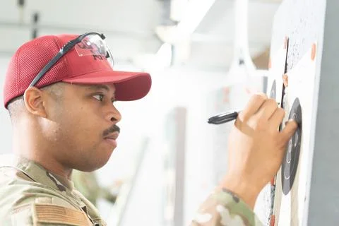 Current Military-1940-present day, Tech. Sgt. Nathaniel Green, 374th Security Stock Photos