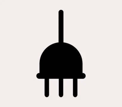 Current outlet icon on white background Stock Illustration