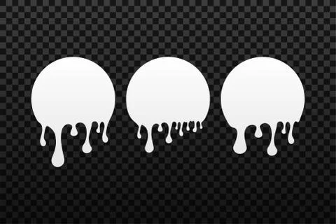 Current paint, stains. Current drops. Current inks. Vector stock illustration Stock Illustration