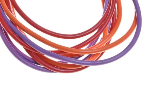 Current transmission cables 스톡 사진