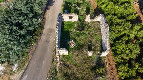 Current view of the orange fields of valencia Stock Photos