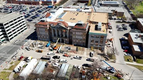 Currently Undergoing - Steam School Construction - Syracuse, NY Stock-Fotos
