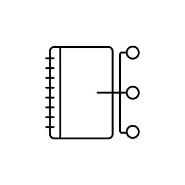 Curriculum education structure icon. Simple line, outline vector of e-learning 스톡 일러스트
