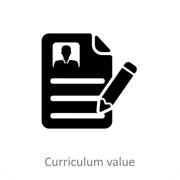 Curriculum Value Stock Illustration