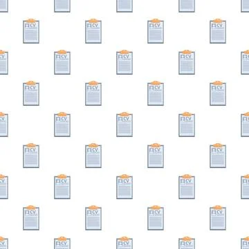 Curriculum vitae documents creating job application background pattern Stock Illustration