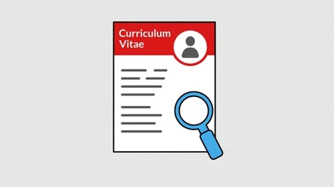 Curriculum vitae or resume Stock Footage 334722922