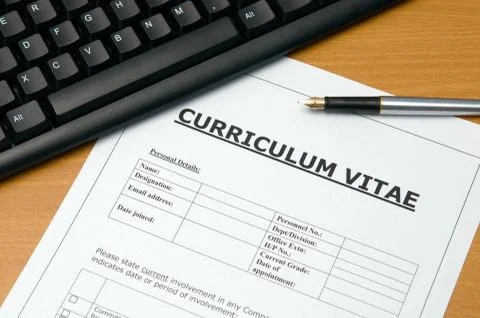 Curriculum vitae Stock Photos