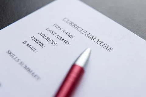  Curriculum Vitae Stock Photos