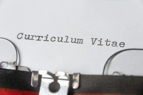  Curriculum Vitae Stock Photos