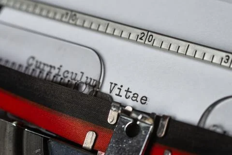  Curriculum Vitae Stock Photos