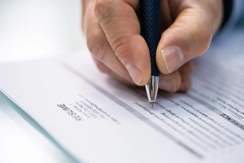 Curriculum Vitae Stock Photos