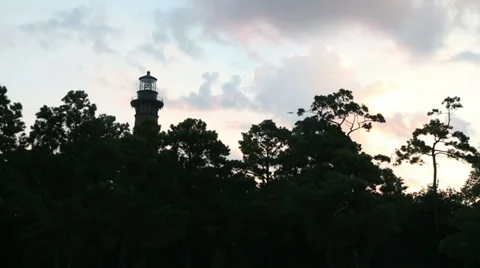 Currituck Lighthouse Stock Footage 36752767