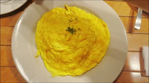 Curry Beef Omelette Rice Stock Footage 318783715