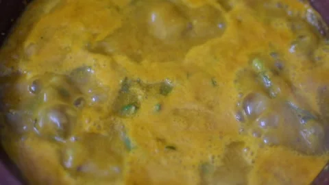 Curry Boiling 스톡 동영상 244328031