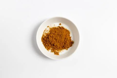 Curry in a dish as cut Stock Photos