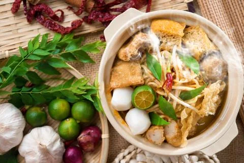 Curry mee Stock Photos