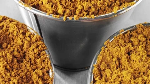 CURRY POWDER  IN CLOSE UP TRACKING SHOT  動画素材 62232600