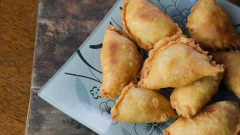 Curry Puff Stock Footage 100166260