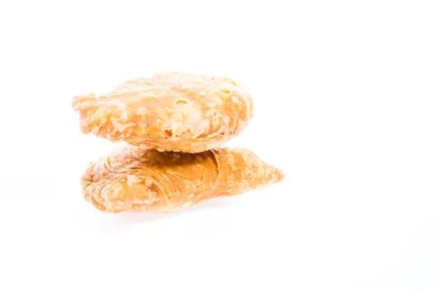Curry puff isolated Stock Photos