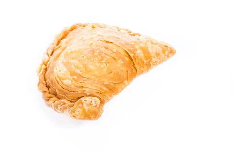 Curry puff isolated Stock Photos