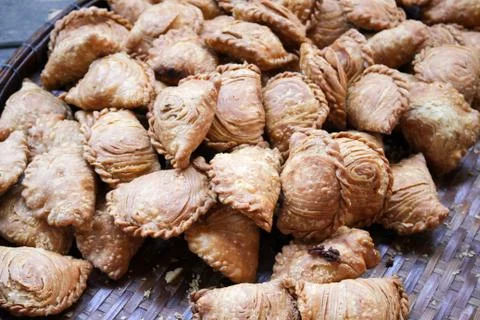 Curry puff 库存照片