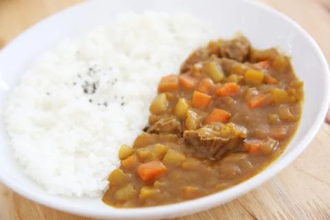 Curry rice Stock Photos
